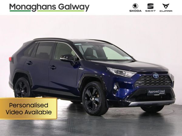 Toyota RAV4 Estate, Petrol Hybrid, 2021, Blue
