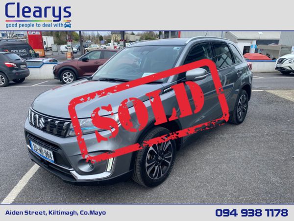 Suzuki Vitara SUV, Petrol Hybrid, 2023, Grey