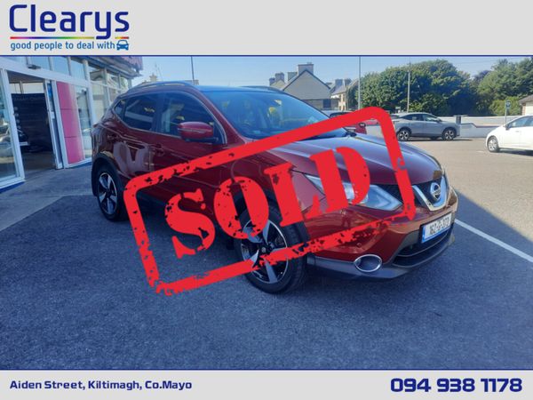 Nissan Qashqai MPV, Diesel, 2016, Red
