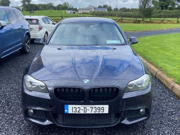 BMW 5-Series Saloon, Diesel, 2013, Blue