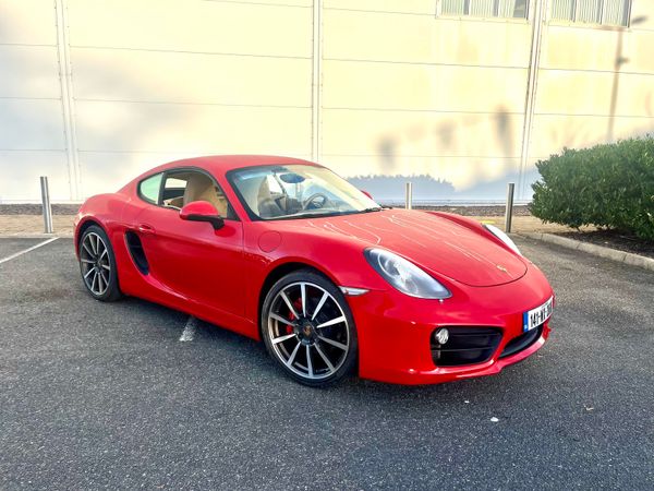 Porsche Cayman Coupe, Petrol, 2014, Red