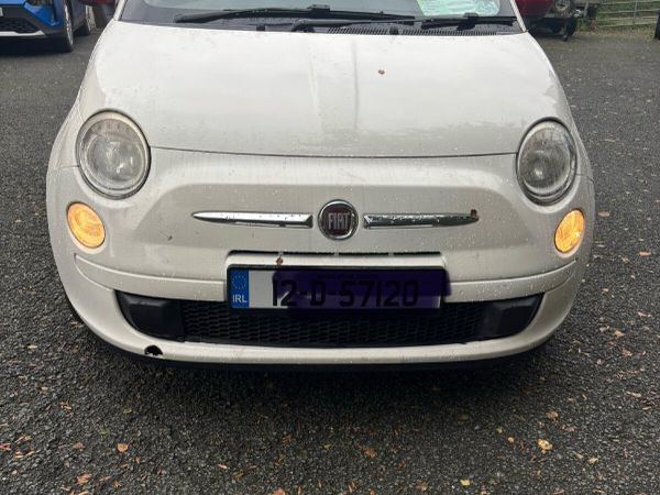 Fiat 500 Hatchback, Petrol, 2012, White