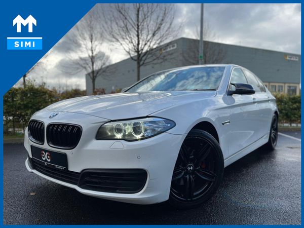 BMW 5-Series Saloon, Diesel, 2013, White