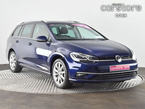 Volkswagen Golf Estate, Petrol, 2019, Blue