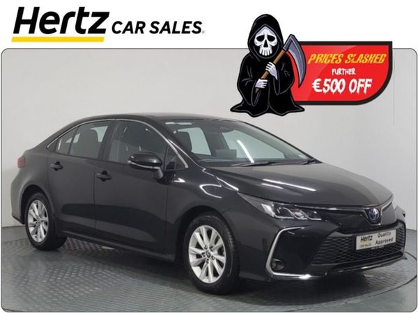 Toyota Corolla Saloon, Petrol Hybrid, 2023, Black