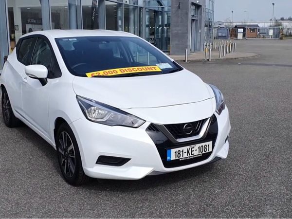 Nissan Micra Hatchback, Petrol, 2018, White