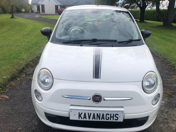 Fiat 500 Hatchback, Petrol, 2014, White