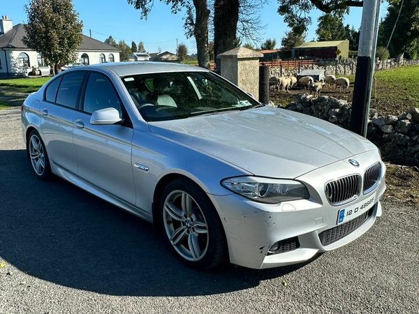 BMW 5-Series Saloon, Diesel, 2012, Silver