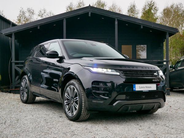 Land Rover Range Rover Evoque SUV, Petrol Hybrid, 2024, Black