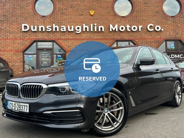 BMW 5-Series Saloon, Petrol Plug-in Hybrid, 2017, Grey