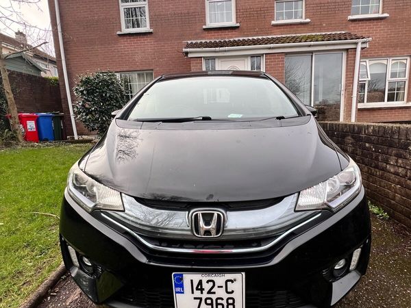 Honda Fit Hatchback, Petrol Hybrid, 2014, Black