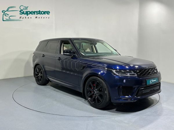 Land Rover Range Rover Sport SUV, Petrol Hybrid, 2022, Blue