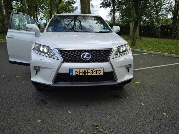 Lexus RX450H SUV, Petrol Hybrid, 2013, White