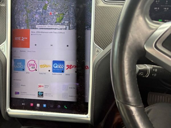 Tesla Model S Hatchback, Electric, 2018, Red
