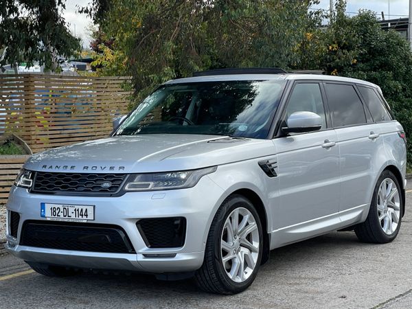 Land Rover Range Rover Sport SUV, Petrol Plug-in Hybrid, 2018, Silver