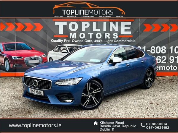 Volvo S90 Saloon, Diesel, 2018, Blue