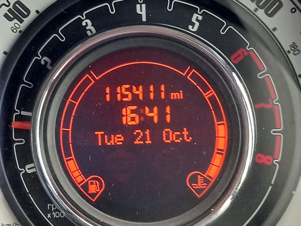 Fiat 500 Hatchback, Petrol, 2012, Black