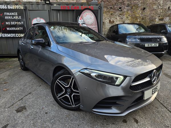 Mercedes-Benz A-Class Saloon, Petrol Hybrid, 2021, Grey