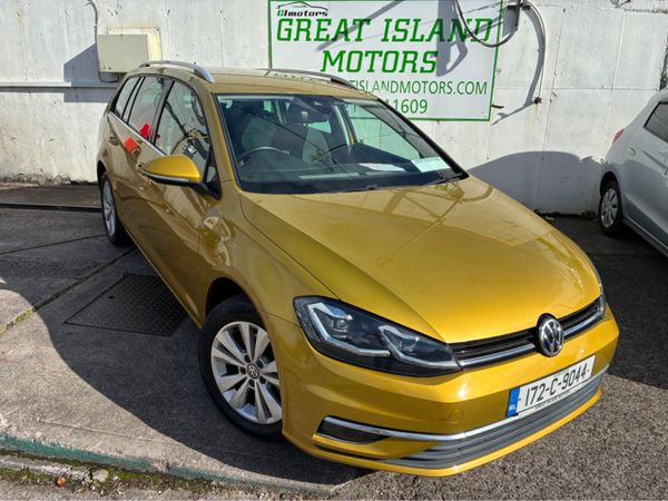 Volkswagen Golf Estate, Petrol, 2017, Yellow