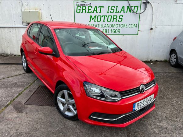 Volkswagen Polo Hatchback, Petrol, 2016, Red