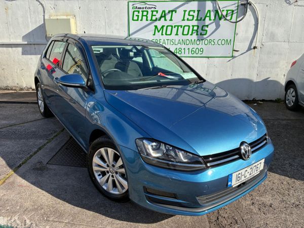 Volkswagen Golf Hatchback, Petrol, 2016, Blue