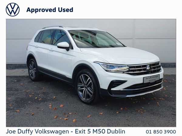 Volkswagen Tiguan SUV, Petrol Hybrid, 2022, White