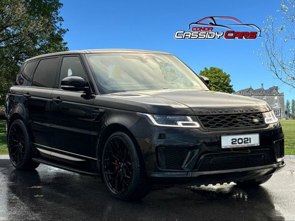 Land Rover Range Rover Sport Estate, Petrol Hybrid, 2021, Black