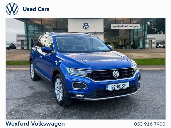 Volkswagen T-Roc SUV, Petrol, 2019, Blue