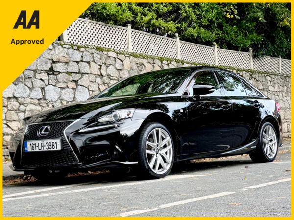 Lexus IS Saloon, Petrol Hybrid, 2016, Black