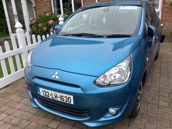 Mitsubishi Mirage Hatchback, Petrol, 2013, Blue