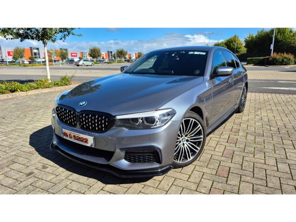 BMW 5-Series Saloon, Petrol Plug-in Hybrid, 2019, Blue