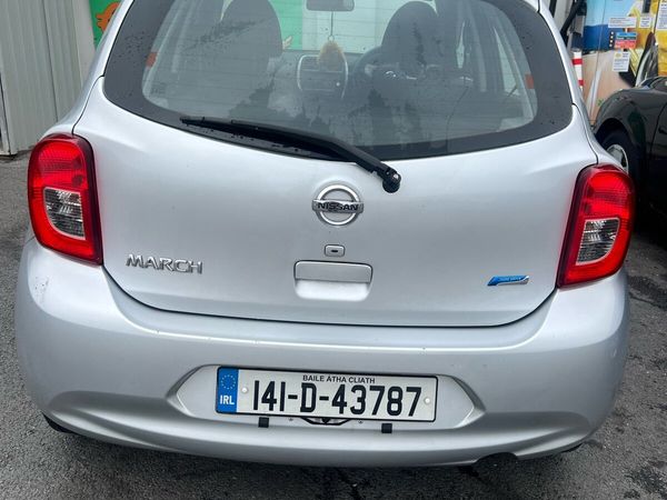 Nissan March Hatchback, Petrol, 2014, Silver