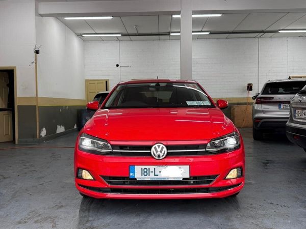 Volkswagen Polo Hatchback, Petrol, 2018, Red