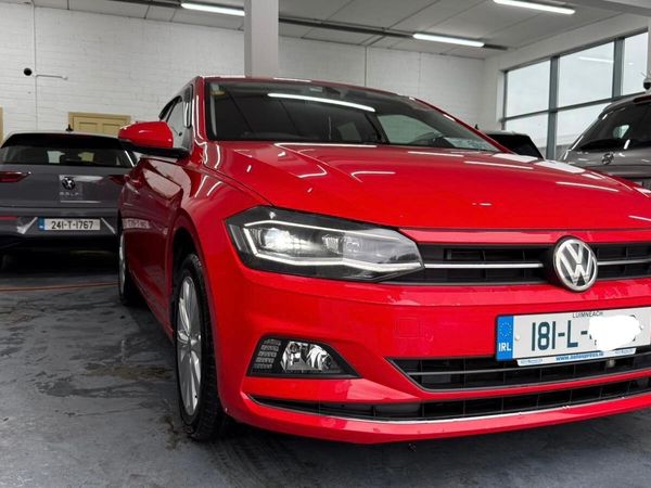 Volkswagen Polo Hatchback, Petrol, 2018, Red
