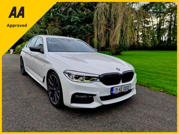 BMW 5-Series Saloon, Diesel, 2017, White