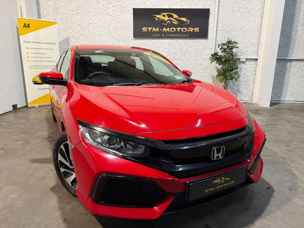 Honda Civic Hatchback, Petrol, 2018, Red