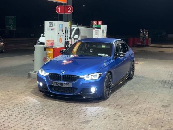 BMW 3-Series Saloon, Diesel, 2017, Blue
