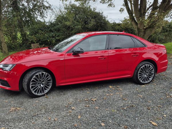 Audi A4 Saloon, Diesel, 2017, Red