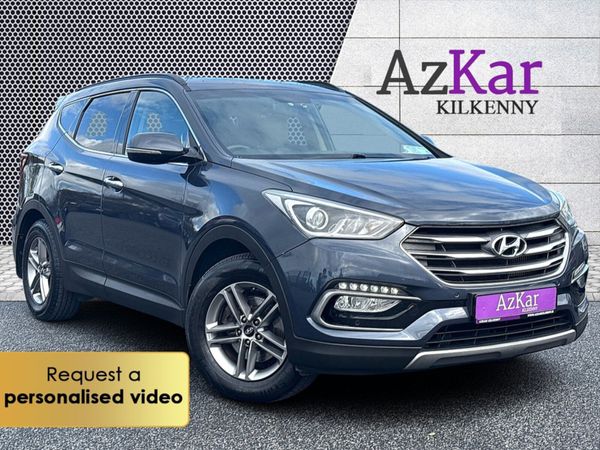Hyundai Santa Fe SUV, Diesel, 2017, Blue