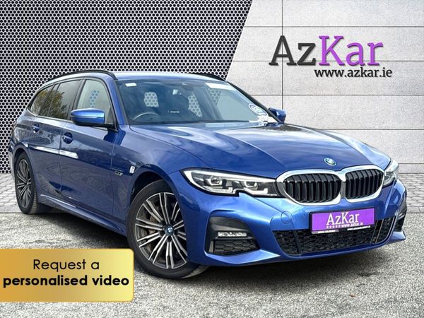 BMW 3-Series Estate, Petrol Plug-in Hybrid, 2021, Blue