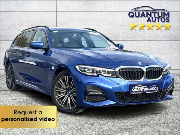 BMW 3-Series Estate, Petrol Plug-in Hybrid, 2021, Blue