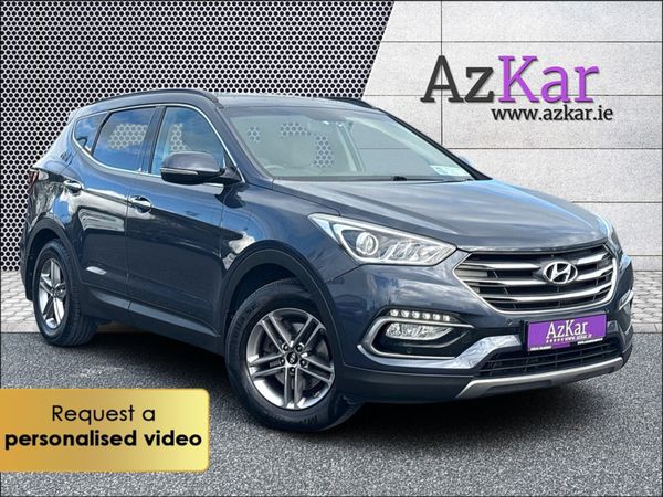 Hyundai Santa Fe SUV, Diesel, 2017, Blue