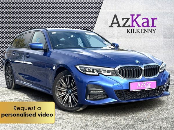 BMW 3-Series Estate, Petrol Plug-in Hybrid, 2021, Blue