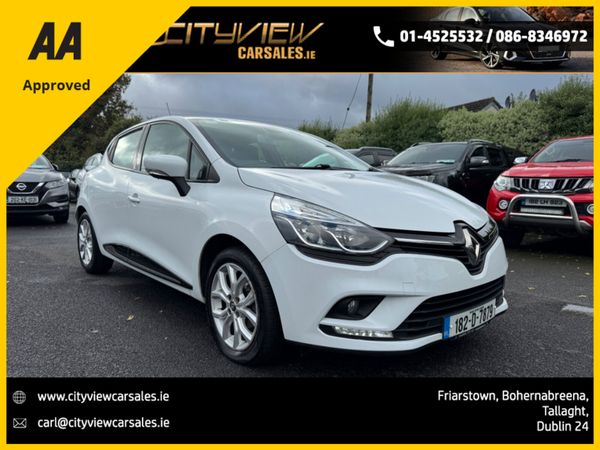 Renault Clio Hatchback, Petrol, 2018, White