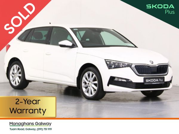 Skoda Scala Hatchback, Petrol, 2022, White