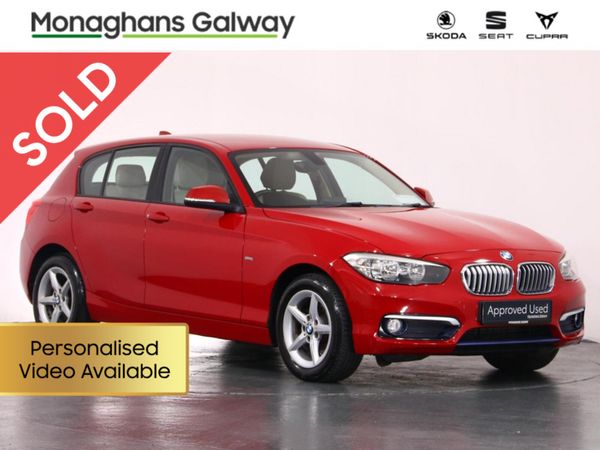 BMW 1-Series Hatchback, Diesel, 2015, Red