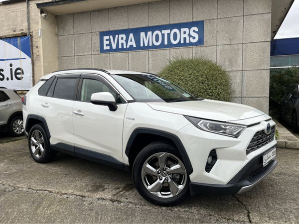 Toyota RAV4 SUV, Petrol Hybrid, 2020, White
