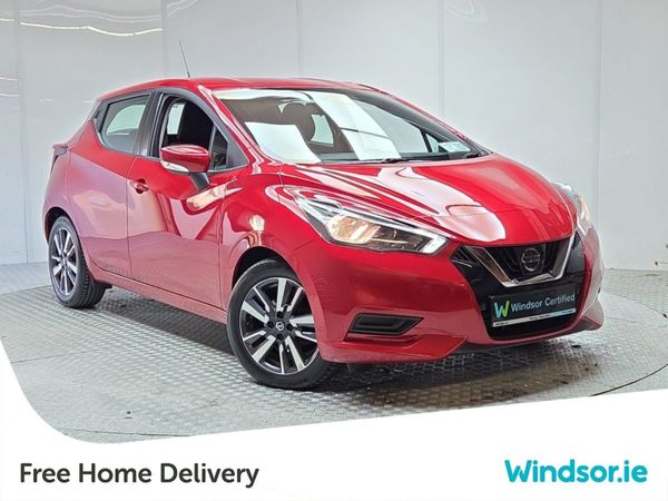 Nissan Micra Hatchback, Petrol, 2019, Red