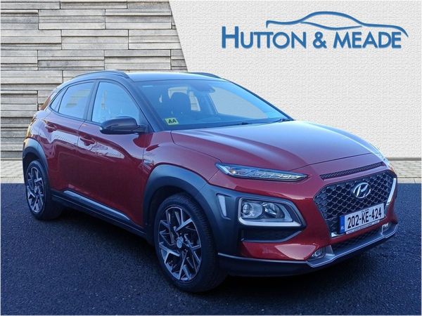 Hyundai KONA SUV, Petrol Hybrid, 2020, Red