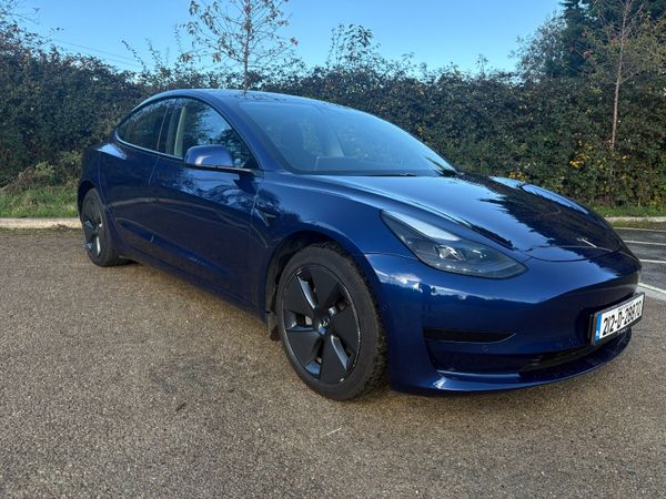 Tesla Model 3 Saloon, Electric, 2021, Blue